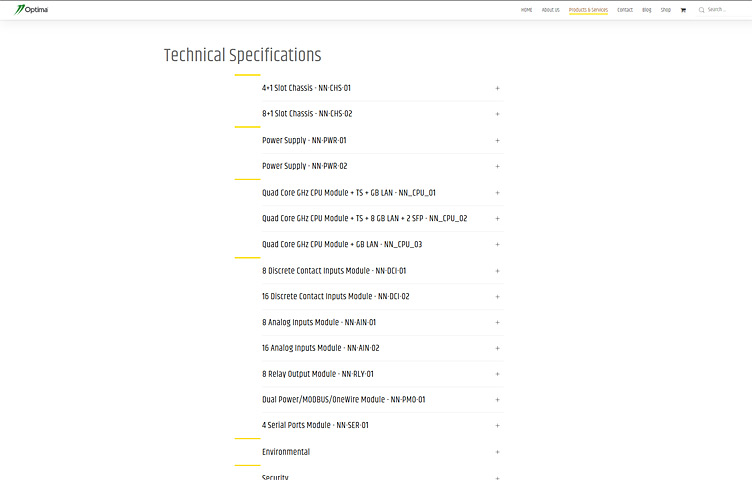 Technical Specifications