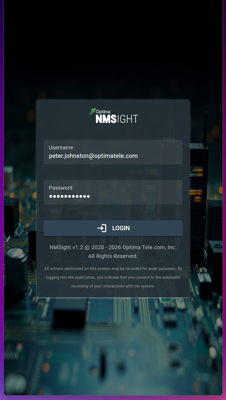 Login Page